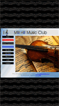 Mobile Screenshot of millhillmusicclub.co.uk